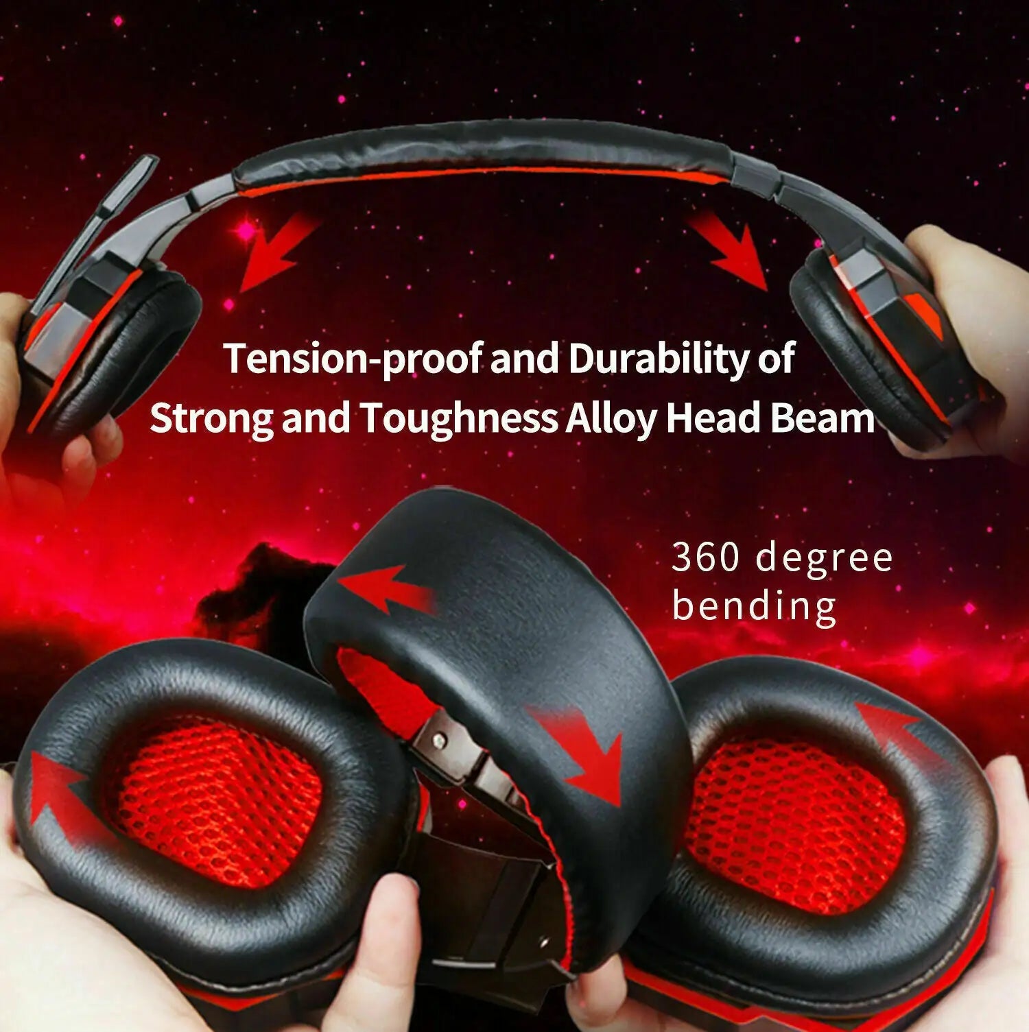 3.5mm Gaming Headset Mic LED Headphones Stereo Bass Surround For PC PS4 Xbox One - FASTSHOPP👜