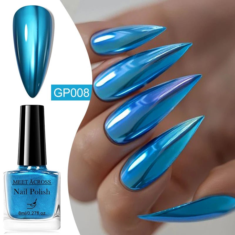 9D Cat Magnetic Nail Polish 8ml Blue Red Laser Nail Polish Quick Dry Nail Art Polish For Nails DIY Manicure No Need Lamp - FASTSHOPP👜