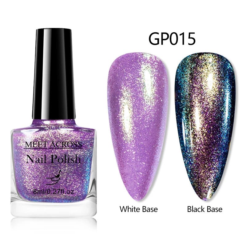 9D Cat Magnetic Nail Polish 8ml Blue Red Laser Nail Polish Quick Dry Nail Art Polish For Nails DIY Manicure No Need Lamp - FASTSHOPP👜