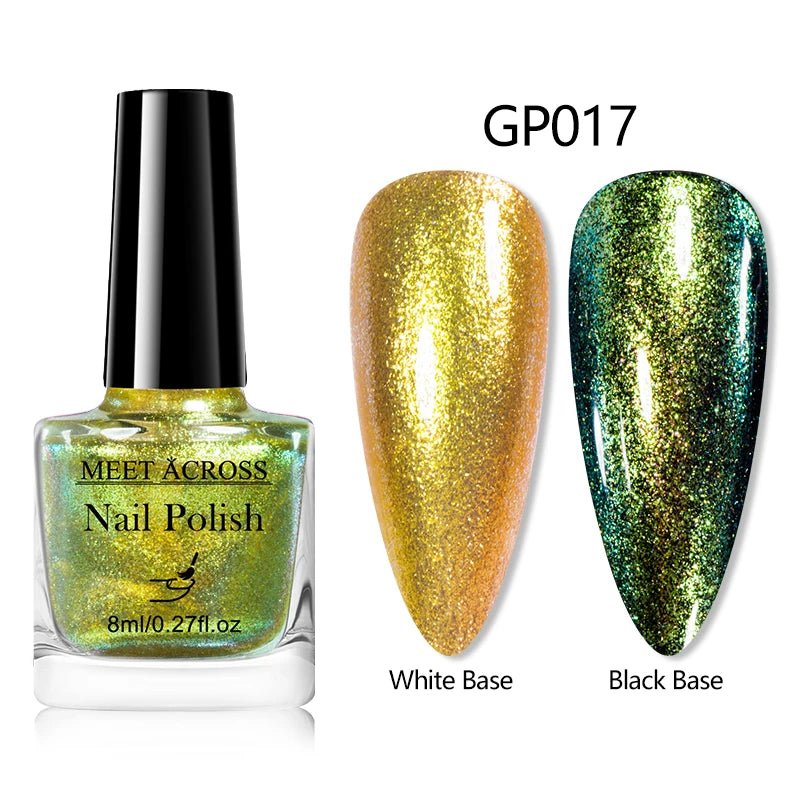 9D Cat Magnetic Nail Polish 8ml Blue Red Laser Nail Polish Quick Dry Nail Art Polish For Nails DIY Manicure No Need Lamp - FASTSHOPP👜