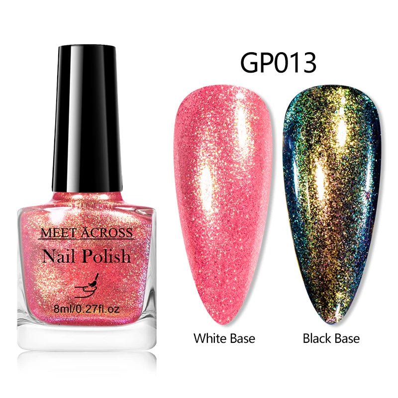 9D Cat Magnetic Nail Polish 8ml Blue Red Laser Nail Polish Quick Dry Nail Art Polish For Nails DIY Manicure No Need Lamp - FASTSHOPP👜