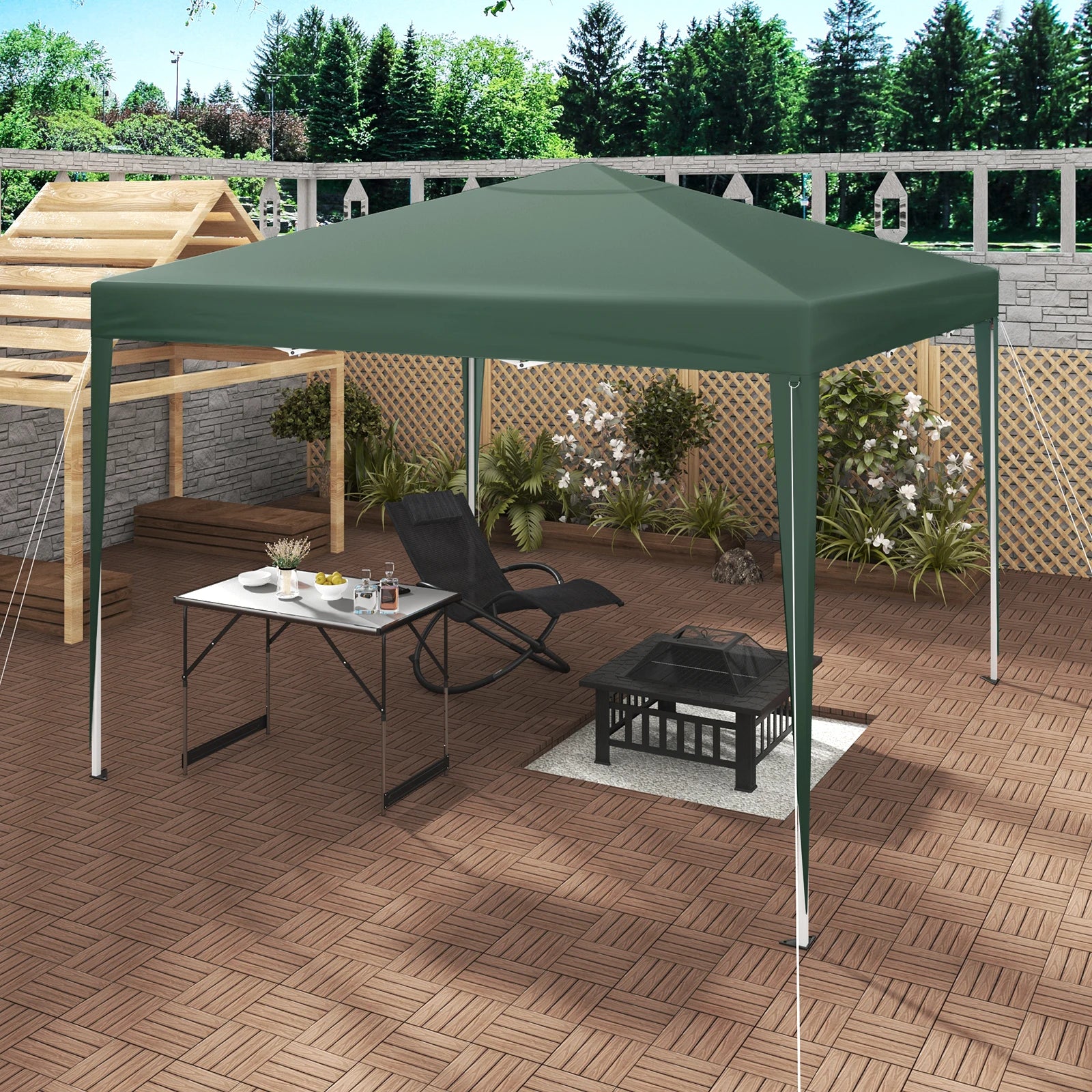 Pop-Up Folding Event Garden Gazebo Patio Waterproof Camping Festival Pagoda Tent Sun Protection for Wedding Beach Party