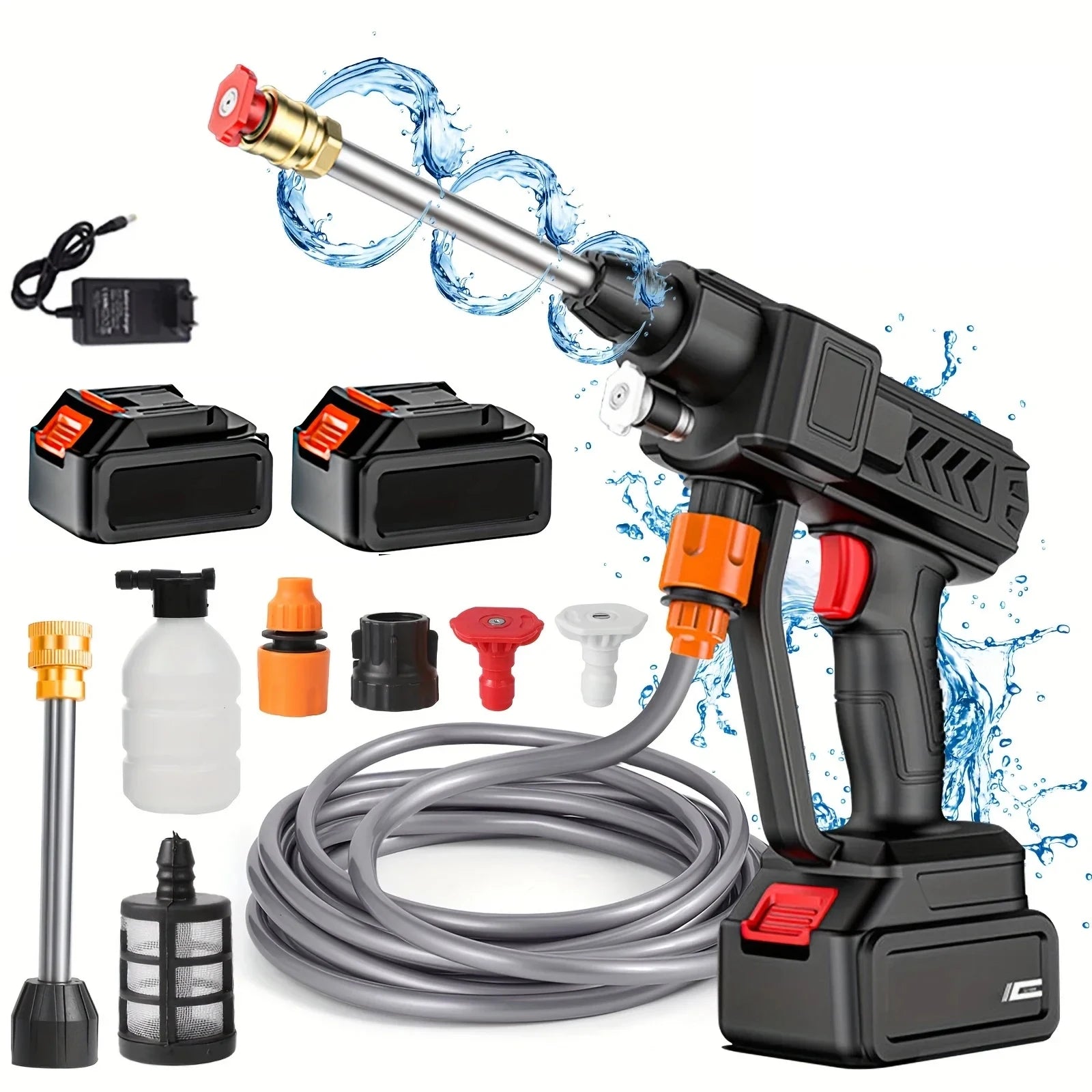 30BAR Cordless High Pressure Cleaner Washer 20000mAh Spray Water Gun Garden Wash Water Cleaning Machine for Makita 18V Battery
