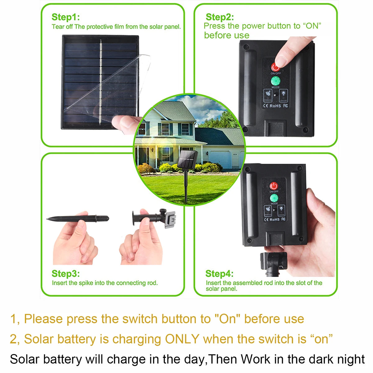G40 Outdoor String Lights Solar Festoon LED Patio Rope Lamps Solar String For Camping Garden Party Wedding Terrace Decoration