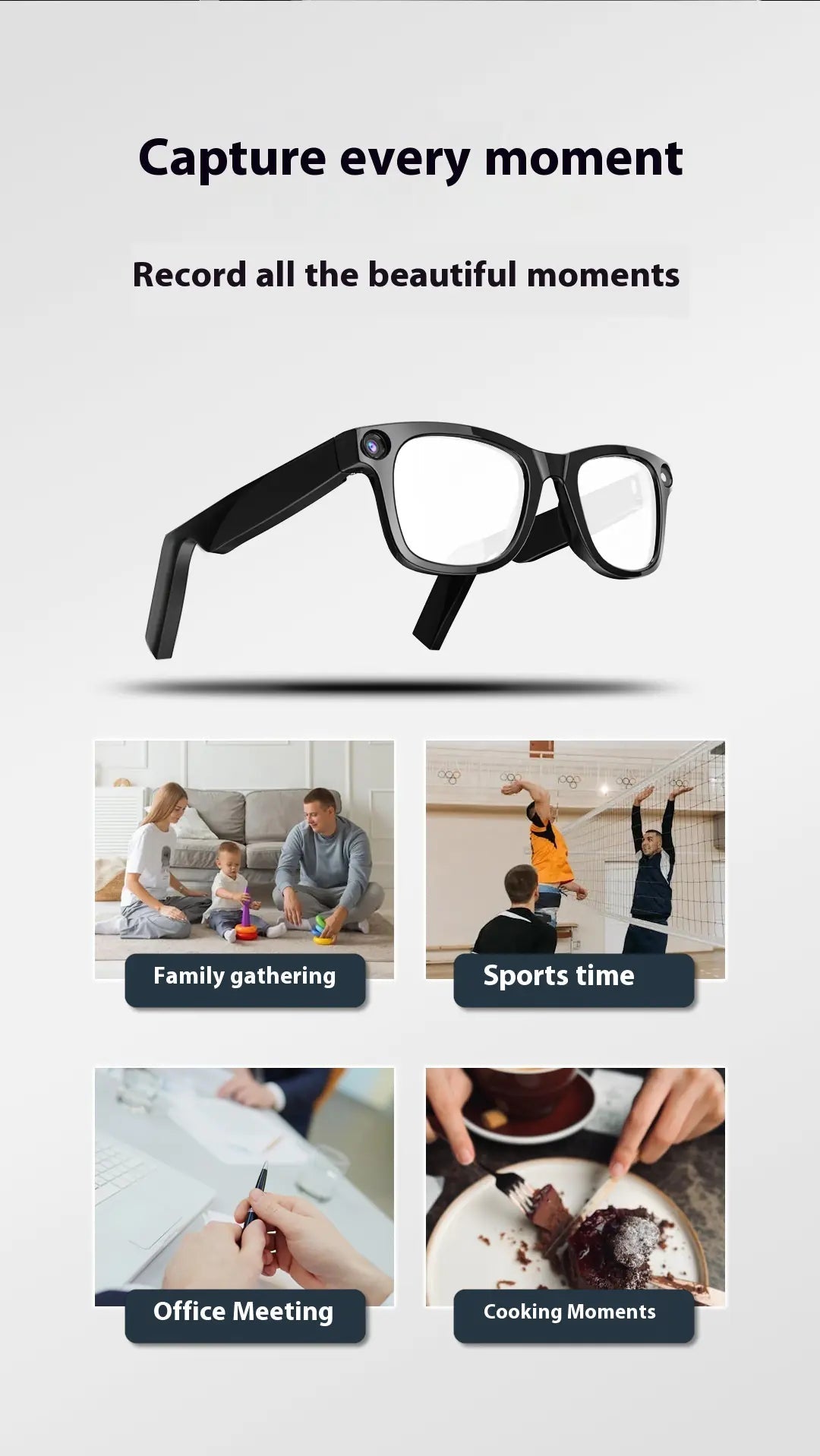 AI Camera Smart Glasses - FASTSHOPP👜