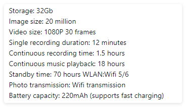 AI Camera Smart Glasses - FASTSHOPP👜
