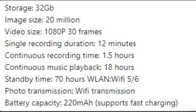 AI Camera Smart Glasses - FASTSHOPP👜