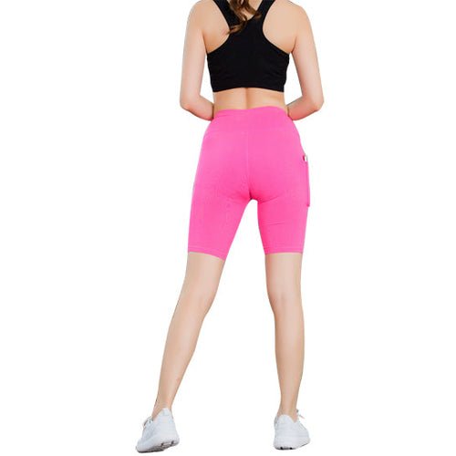 All Seasons Yoga Shorts Stretchable With Phone Pocket - FASTSHOPP👜