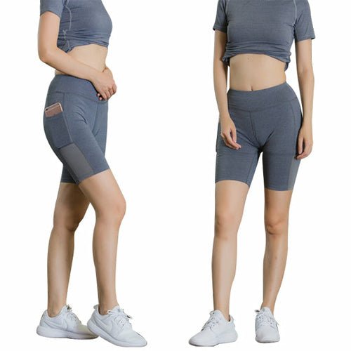 All Seasons Yoga Shorts Stretchable With Phone Pocket - FASTSHOPP👜