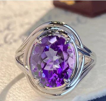 Amethyst Fashion Ring for Women - FASTSHOPP👜