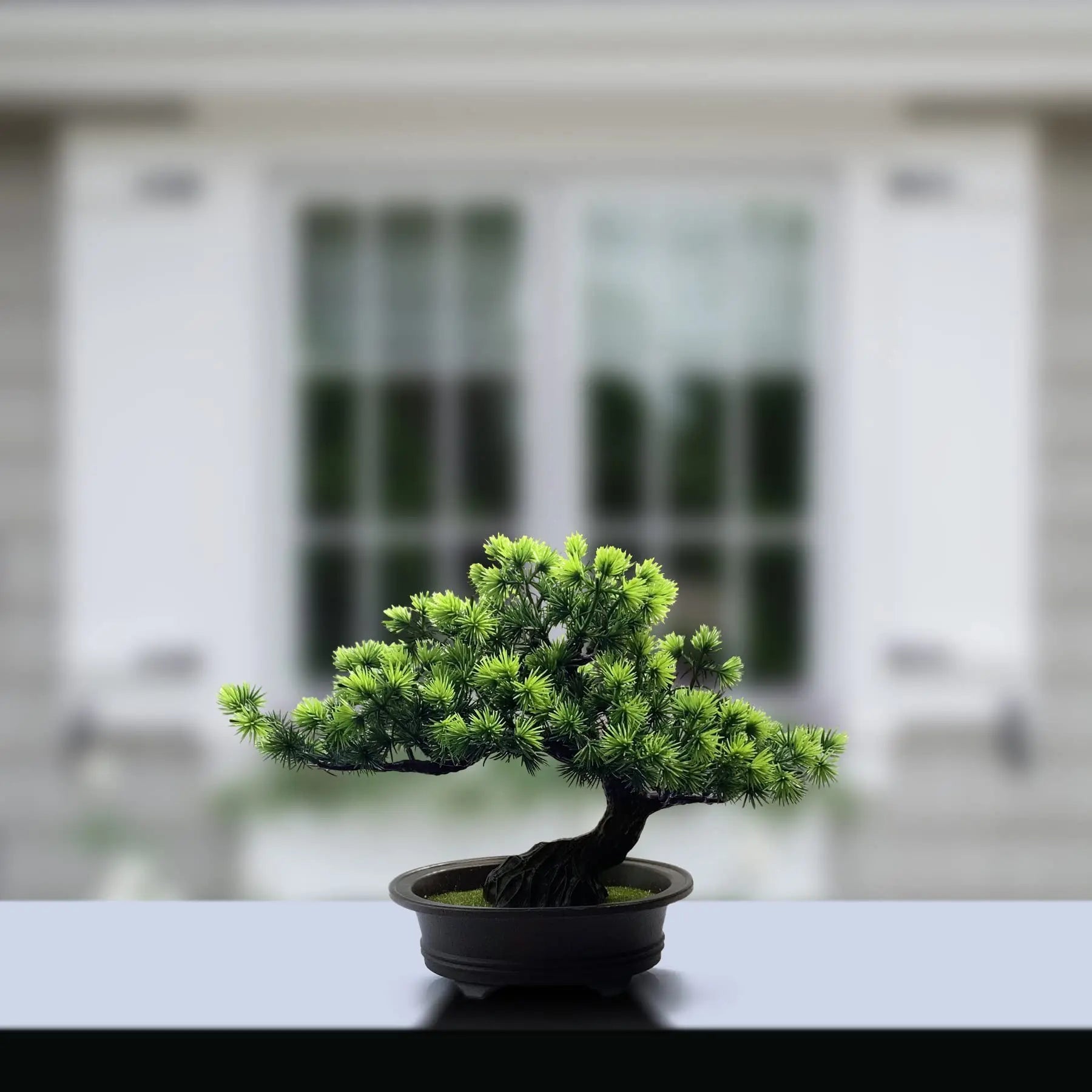 Artificial Plant Greenery Fake Bonsai Tree Indoor Bookshelf Desk Bathroom Farmhouse Decor Home Room Office Decoration Fake Plant - FASTSHOPP👜