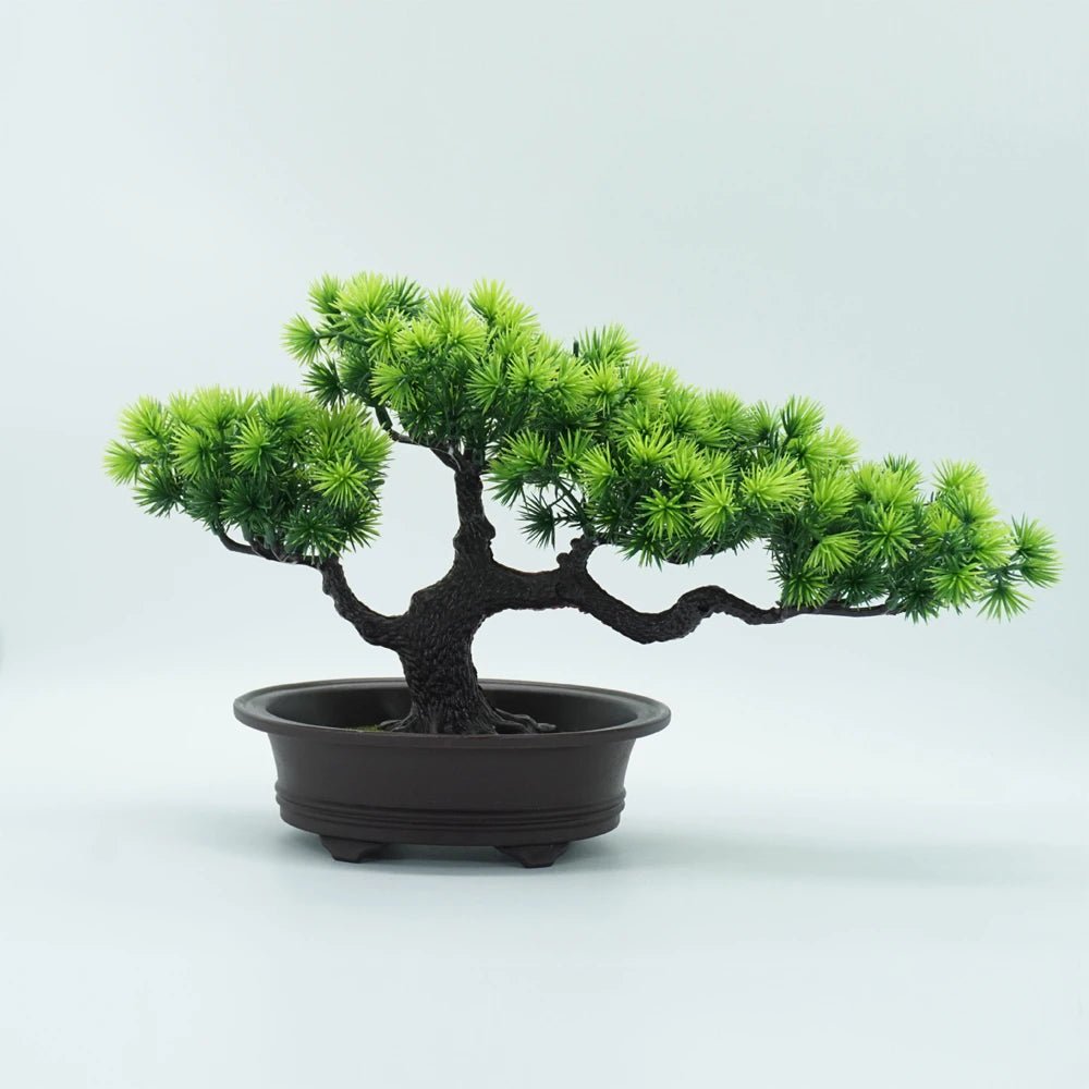 Artificial Plant Greenery Fake Bonsai Tree Indoor Bookshelf Desk Bathroom Farmhouse Decor Home Room Office Decoration Fake Plant - FASTSHOPP👜