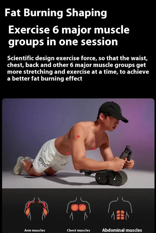 Automatic Rebound Abdominal Wheel - FASTSHOPP👜