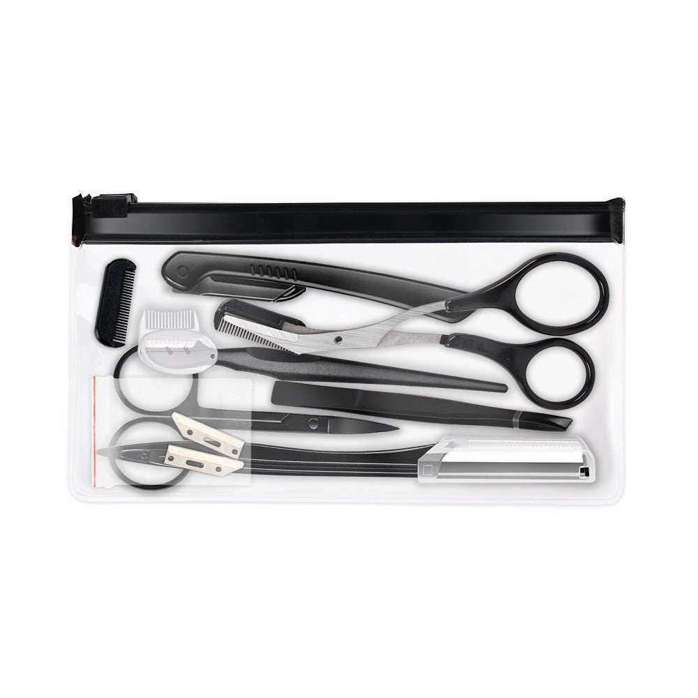 Beauty Tools Black Eyebrow Trimming Set - FASTSHOPP👜