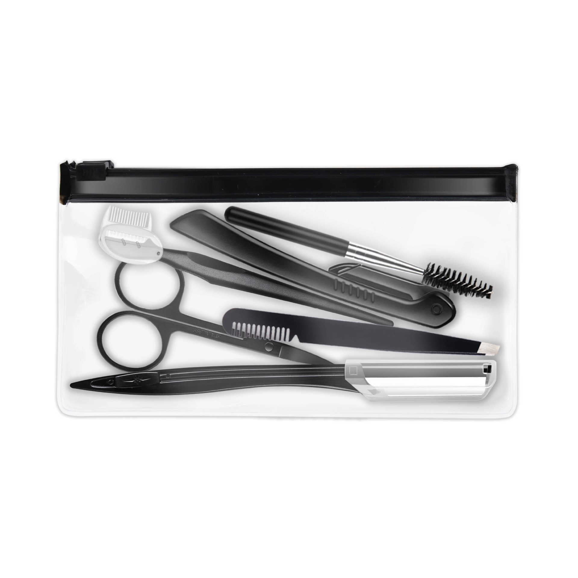 Beauty Tools Black Eyebrow Trimming Set - FASTSHOPP👜