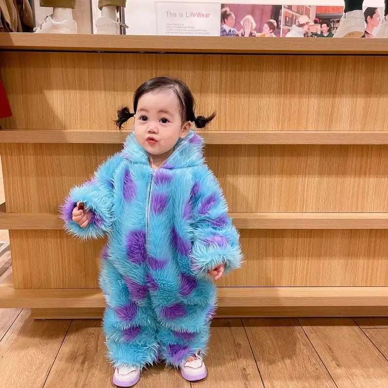 Cute Animal Baby Jumpsuit With Hooded Zipper - FASTSHOPP👜
