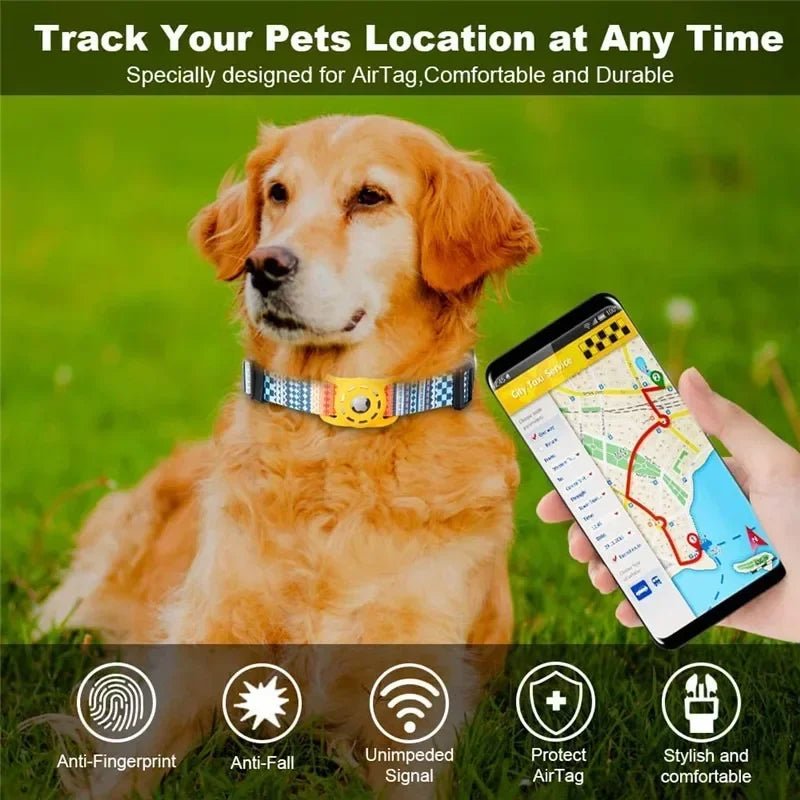 Digital Printing Collar for Apple Airtag - Pets Accessories - FASTSHOPP👜