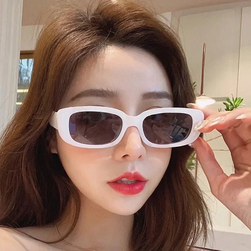 Fashion Sunglasses Classic Retro Square Glasses Women Brand Vintage Travel Small Rectangle Sun Glasses Female Eyewear Anti - Glare - FASTSHOPP👜