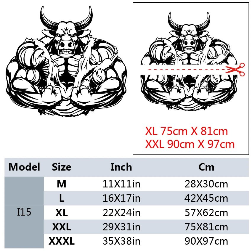 Fitness room Sticker Waterproof Vinyl Wallpaper Home Decor Living Room Bedroom Decal Creative Stickers - FASTSHOPP👜