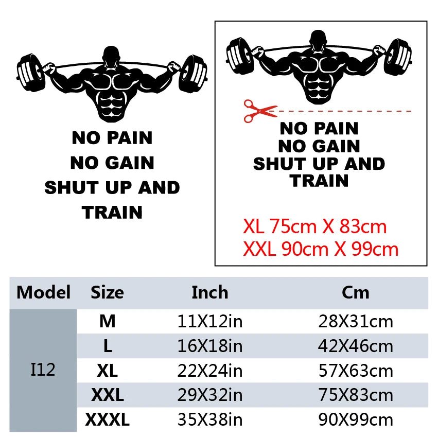 Fitness room Sticker Waterproof Vinyl Wallpaper Home Decor Living Room Bedroom Decal Creative Stickers - FASTSHOPP👜