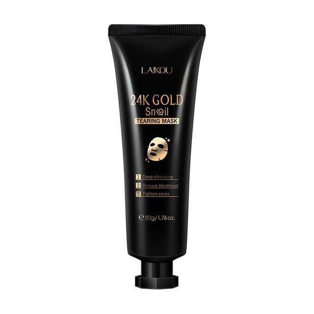 Gold Foil Snail Tear - Off Mask Hydrating - FASTSHOPP👜
