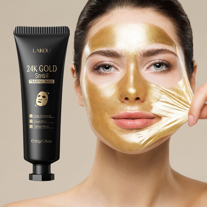 Gold Foil Snail Tear - Off Mask Hydrating - FASTSHOPP👜