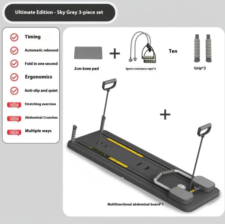 Household Abdominal Wheel Fitness Board - FASTSHOPP👜