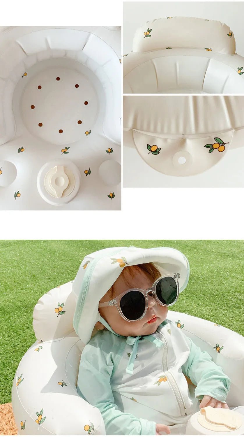 Inflatable Baby Chair for Dining & Bath - FASTSHOPP👜