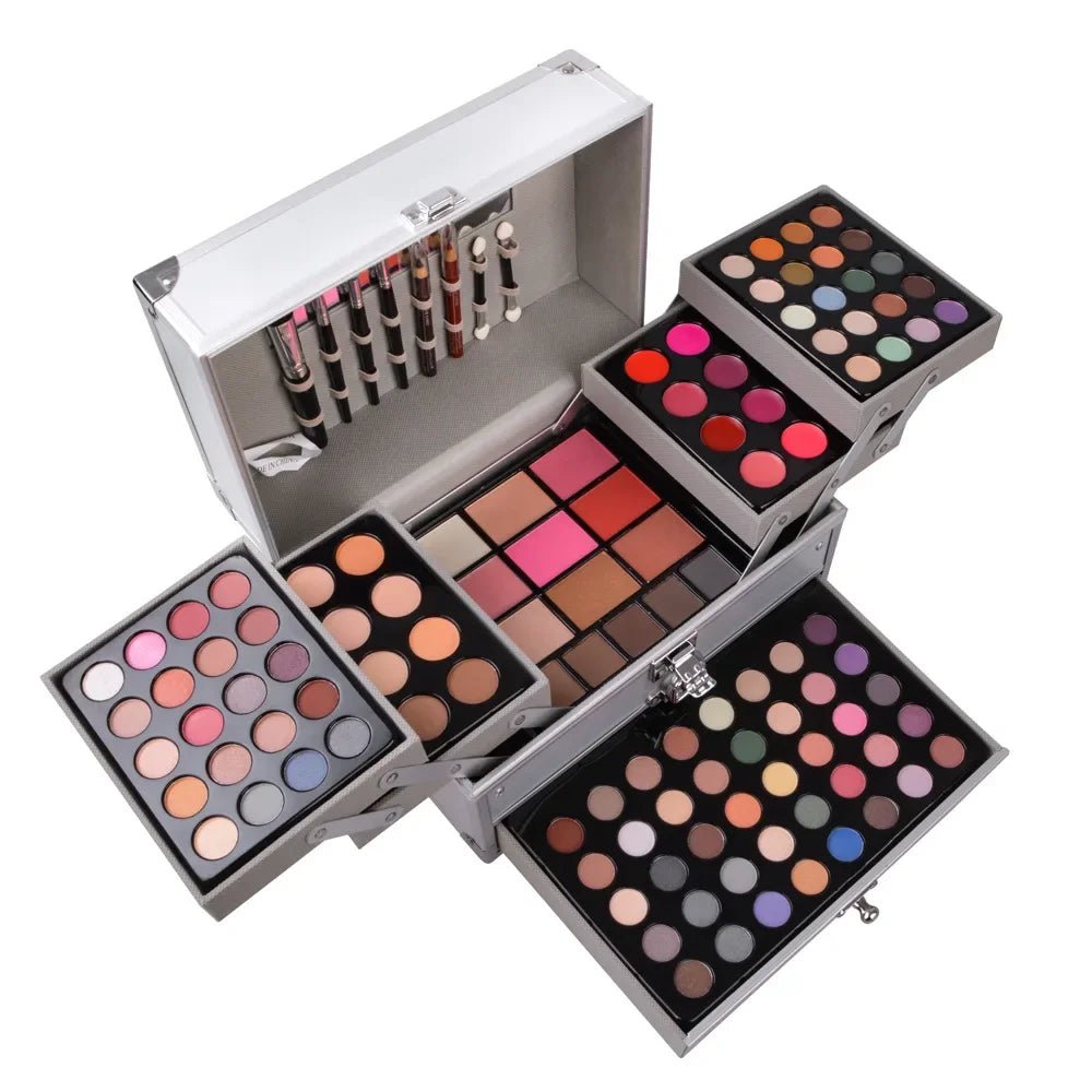 Makeup Gift Set for Women Full Kit All in One Make up Face Powder Eyeshadow Palette Lipstick Makeup Brushes Highlighter Bronzer - FASTSHOPP👜