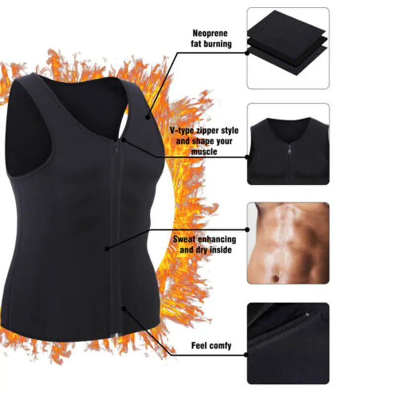 Men's Slimming Sauna Waist Vest - FASTSHOPP👜