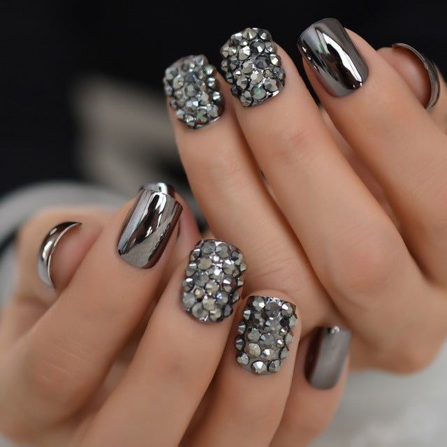 Metal false nails for women - FASTSHOPP👜