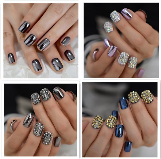 Metal false nails for women - FASTSHOPP👜