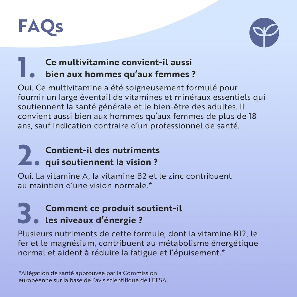 Multivitamines & Minéraux Naturels Premium - FASTSHOPP👜