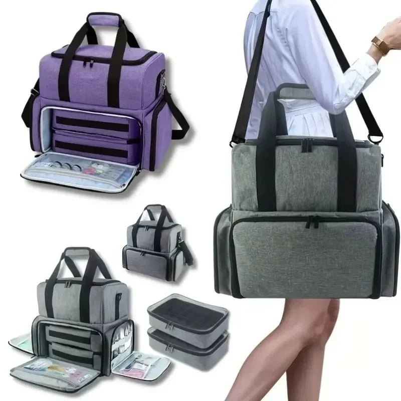 Nail Polish Organizer Bag Storage Case Travel Carrying Nail Art Accessories Holds Bags Portable Cosmetic Handbag Organizer Box - FASTSHOPP👜