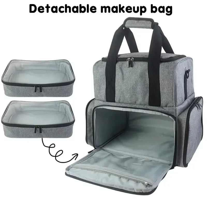 Nail Polish Organizer Bag Storage Case Travel Carrying Nail Art Accessories Holds Bags Portable Cosmetic Handbag Organizer Box - FASTSHOPP👜