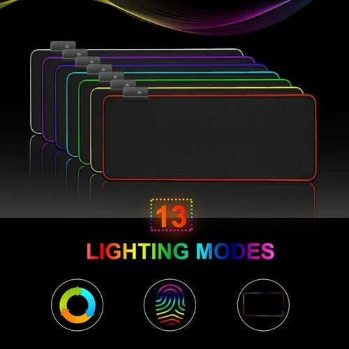 Ninja Dragons RGB Gaming 1 Touch Light Up Mouse Pad - Large Size - FASTSHOPP👜