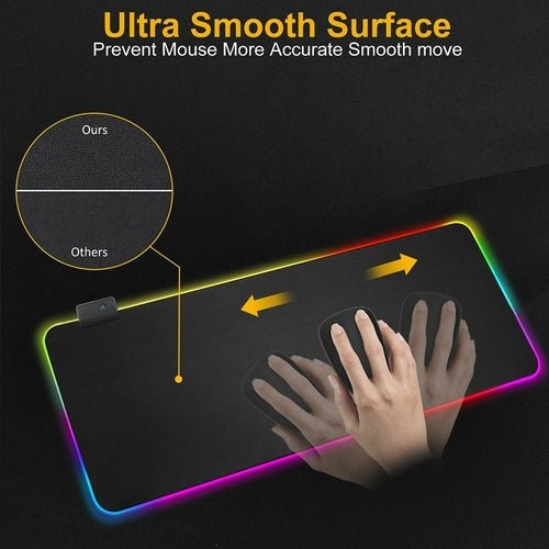 Ninja Dragons RGB Gaming 1 Touch Light Up Mouse Pad - Large Size - FASTSHOPP👜