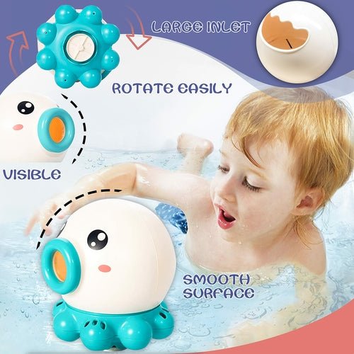 Octopus Fountain Bath Toy Water Jet Water Spray Toy - FASTSHOPP👜