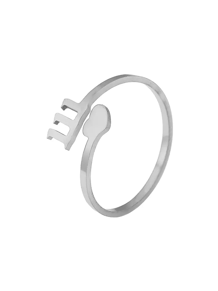 Personalized Stainless Steel Creative Number Ring - FASTSHOPP👜