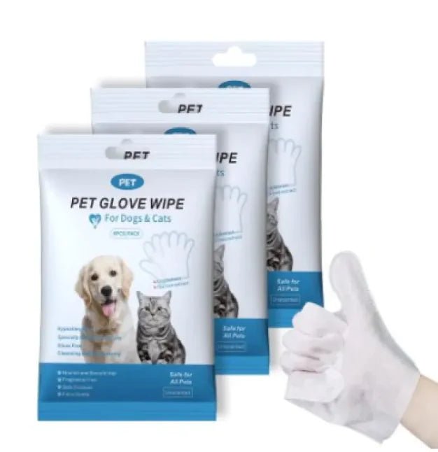 Pet Cleaning Gloves & Wipes - FASTSHOPP👜
