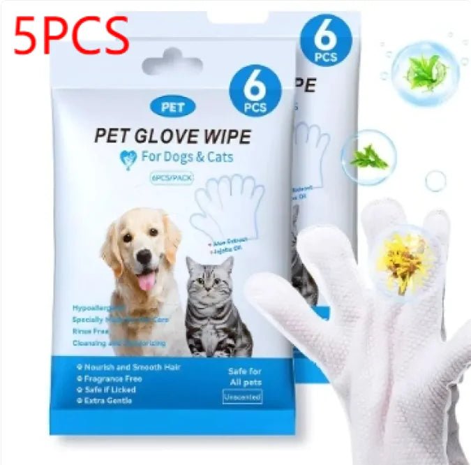 Pet Cleaning Gloves & Wipes - FASTSHOPP👜