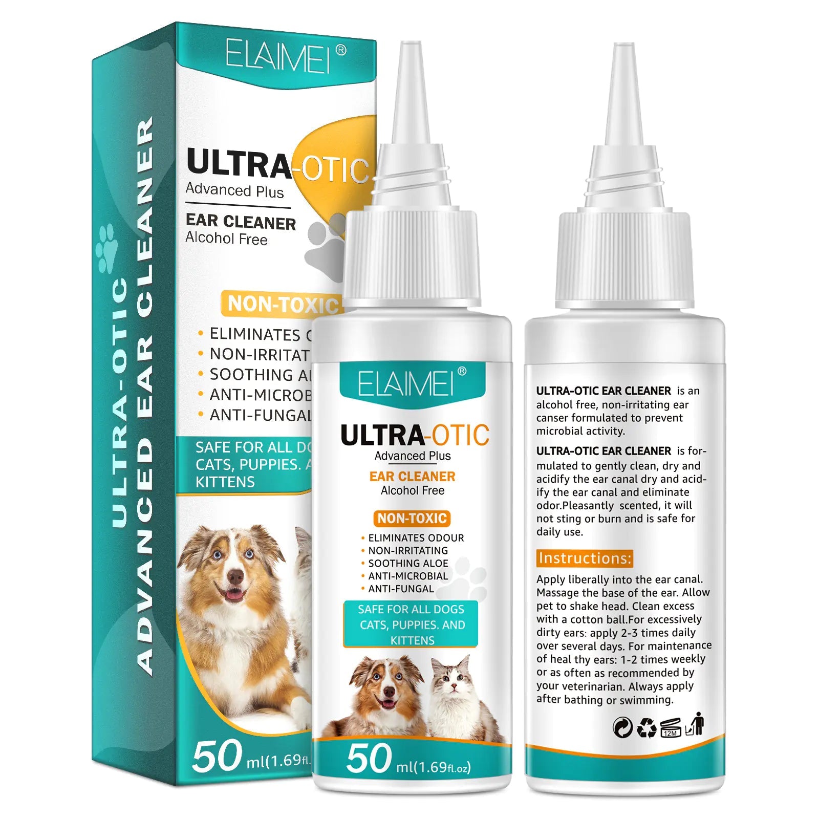 Pet Ear Cleaner 50ml - FASTSHOPP👜