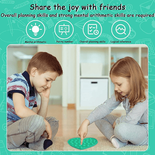 Pop it fidget toys Game For Adult Kid Push Bubble Fidget Sensory Toy - FASTSHOPP👜