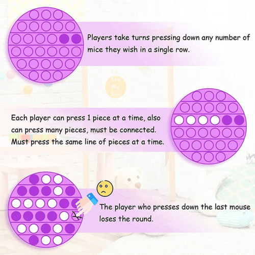 Pop it fidget toys Game For Adult Kid Push Bubble Fidget Sensory Toy - FASTSHOPP👜