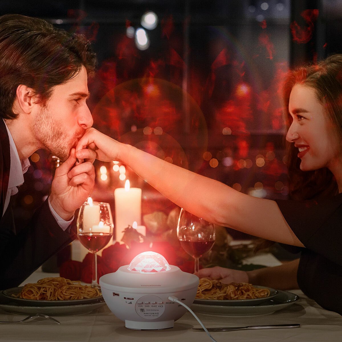 Projecteur d'Étoiles LED et Laser avec Haut - parleur Sedlay InnovaGoods - FASTSHOPP👜