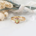 Retro Olivine Ring for Women's Fashion - FASTSHOPP👜