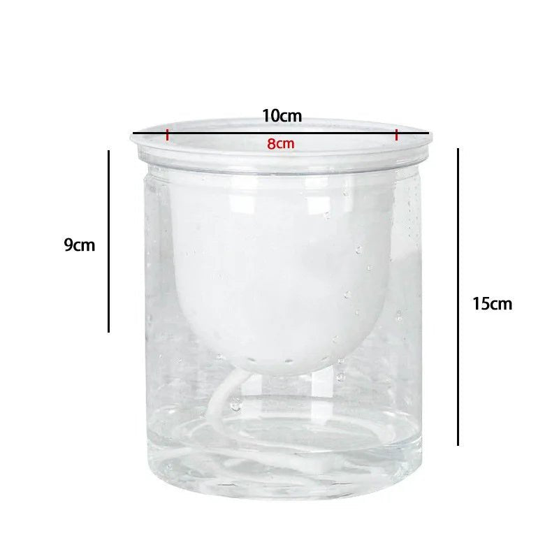 Self Watering Planter Pots Flowerpot Mini Round Design Succulent Plant Pot Indoor Lazy Flower Pot Garden Modern Decorative Pot - FASTSHOPP👜