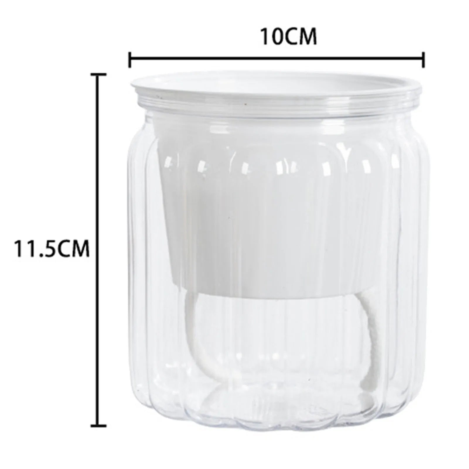 Self Watering Planter Pots Flowerpot Mini Round Design Succulent Plant Pot Indoor Lazy Flower Pot Garden Modern Decorative Pot - FASTSHOPP👜