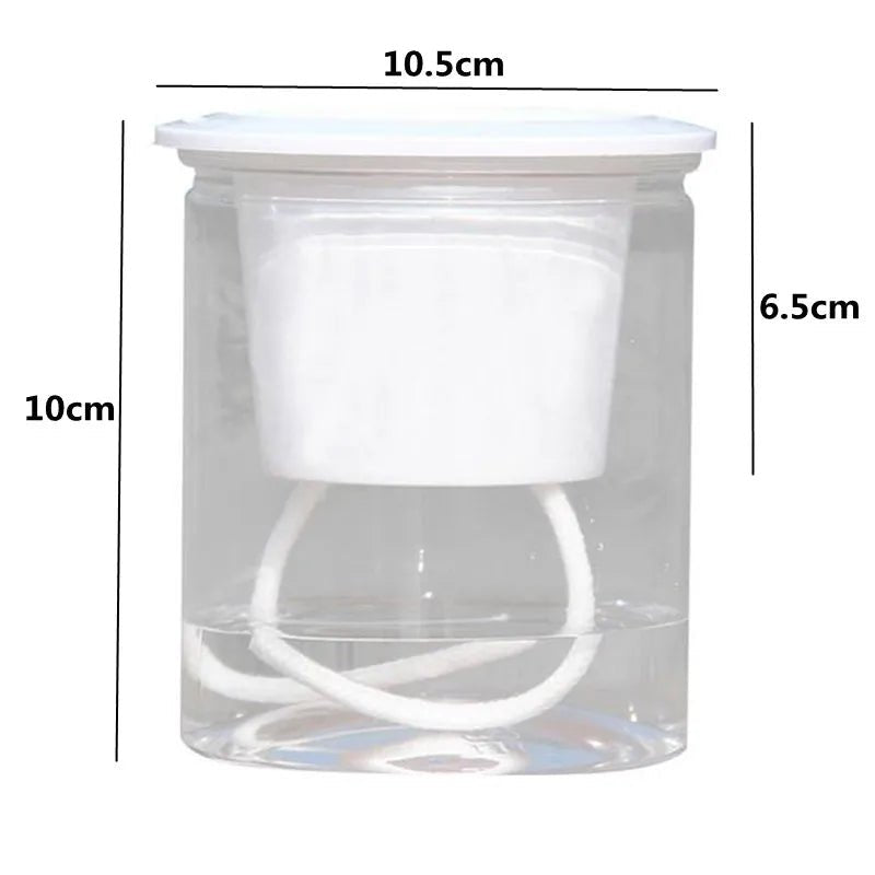 Self Watering Planter Pots Flowerpot Mini Round Design Succulent Plant Pot Indoor Lazy Flower Pot Garden Modern Decorative Pot - FASTSHOPP👜