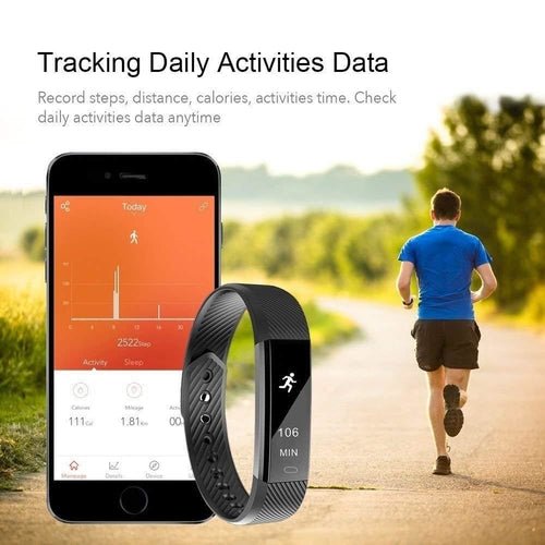 SmartFit Slim Activity Tracker And Monitor Smart Watch With FREE Extra - FASTSHOPP👜